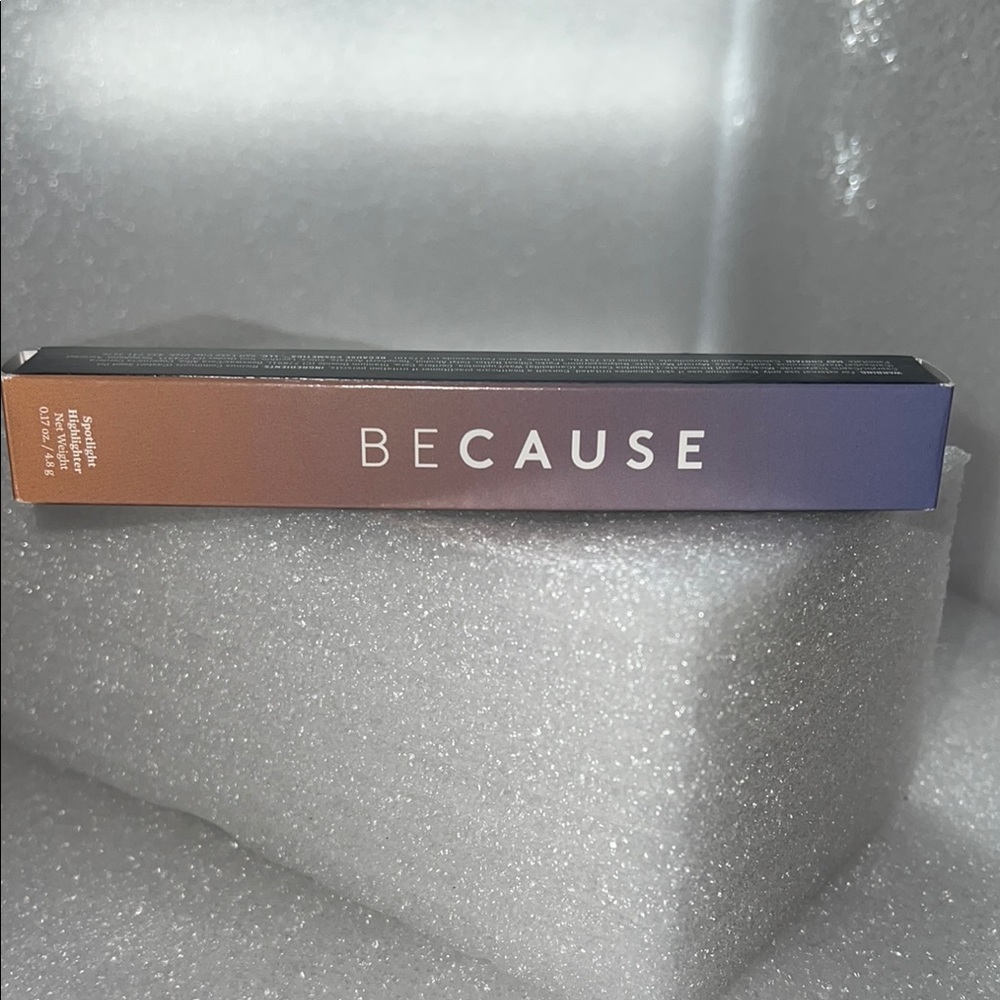Because Spotlight Highlighter purple glimmer